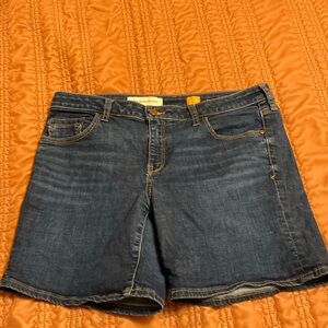 Gently Worn, Anthropologie Dark Denim, Pilcro Stet shorts Size 30